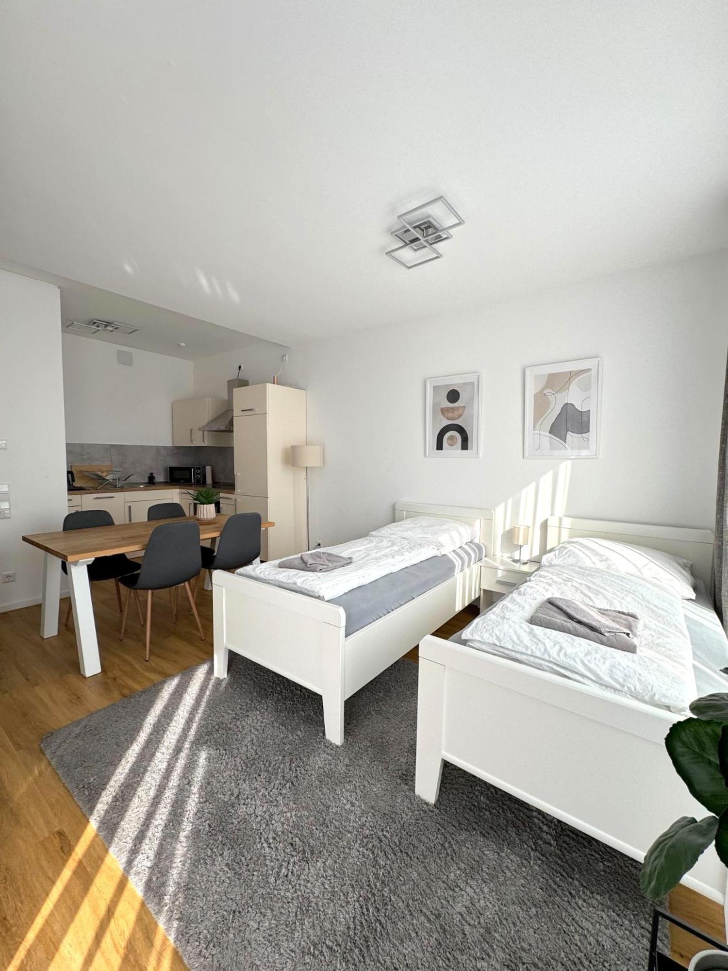 Ibbenbüren Moderne Apartments Im Herzen Der Stadt I Private Tiefgarage Mit Ladesaeulen I Home2Share מראה חיצוני תמונה